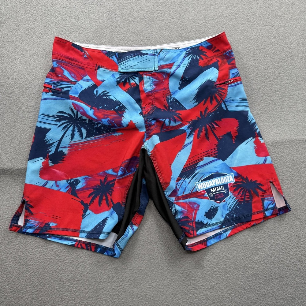 Born Primitive Shorts Mens 34 Multicolor Tropical Wodapalooza 10 Inseam Athletic
